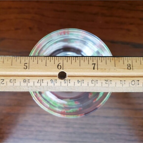 Set of 4 Holly Jingle Bells Christmas Holiday Glasses - Picture 4 of 6